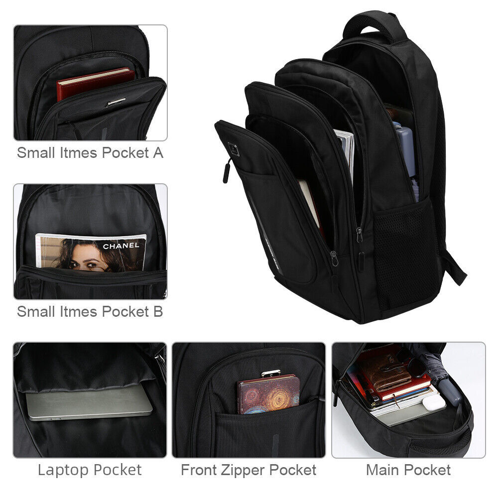 Men Women Laptop Backpack 40L Large Waterproof Rucksack Travel School Bag