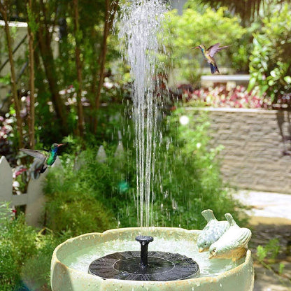 Solar Water Mercury Garden Miniature Floating Fountain