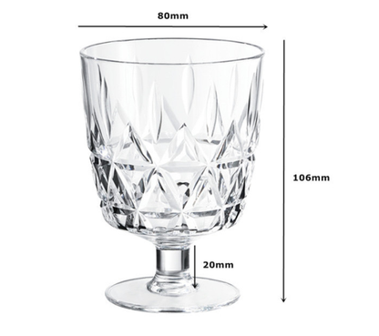 European Style Crystal Acrylic Drink Wine Glass