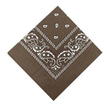 55cm Cotton Cashew Flower Square Scarf Printed Bandanna