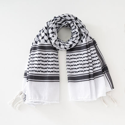 Men's Keffiyeh Jacquard Warp Knitting