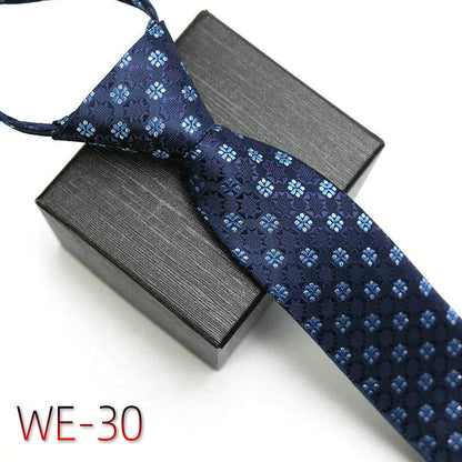 Men's Fashion Casual Zipper Suit Tie