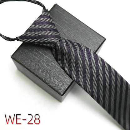 Men's Fashion Casual Zipper Suit Tie