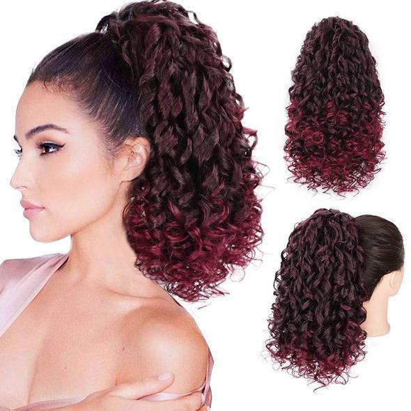 Curly Stretch Mesh Hair Bag Wig