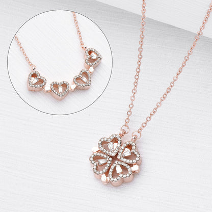 Variety Four-leaf Clover Non-fading Light Luxury Titanium Steel Necklace