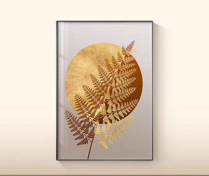 Plant Leaf Wall Art Canvas Painting