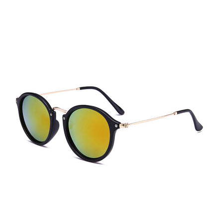 Metal Round Face Sunglasses Retro Driver Sunglasses Men And Women Sunglasses