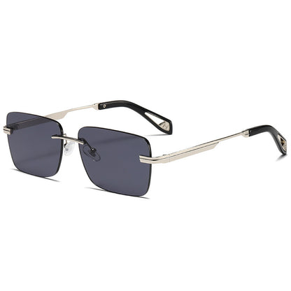 Frameless Square Sunglasses Retro For Men And Women