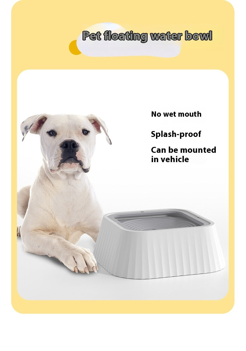 Pets Dog Cat Bowl Floating Bowl Water Drinker Not Wet Mouth Splash Water Portable Dog Bowl Not Sprinkler Pet Drinking Bowl Cup Pet Products