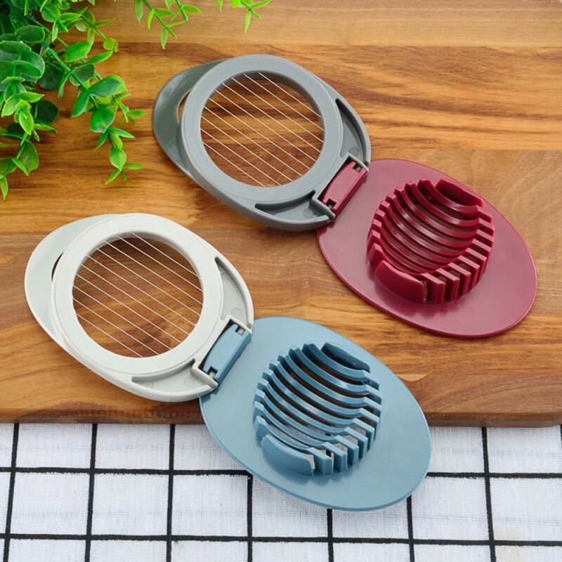 Plastic Kitchen Tool Egg Slicer Shredder Fruit Slicer Kitchen Slicing Gadget Kitchen Wire Pressing Cutter