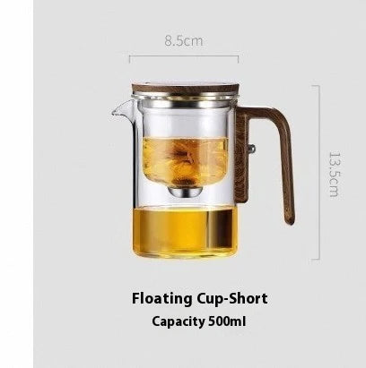 Teapot All-glass Heat-resistant Filter