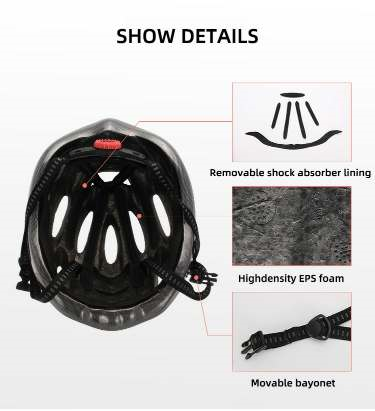 Intelligent steering helmet led bicycle equipment