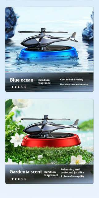 Car Aromatherapy Perfume Solar Flying Long-lasting Car Ornaments