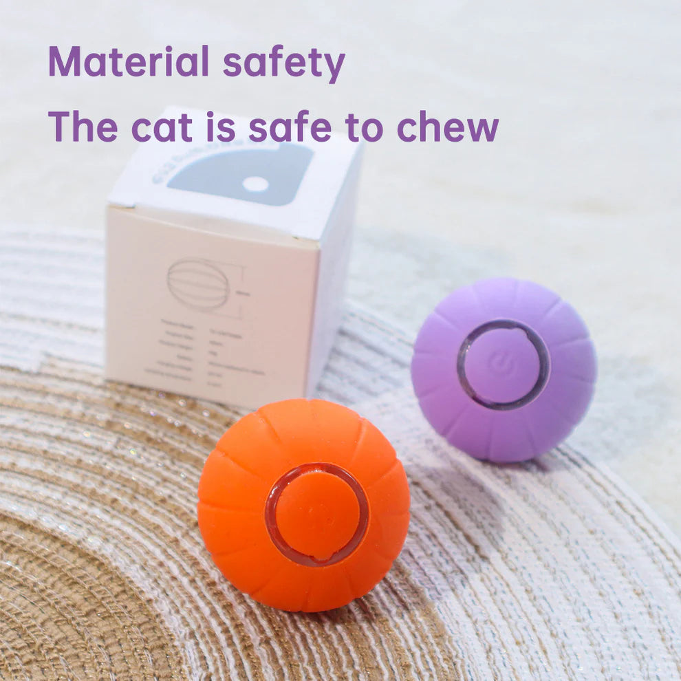 Interactive Pet Toy with Three Modes - Intelligent Rolling Ball for Cats and Dogs, Durable, Bouncy and Self-Entertaining