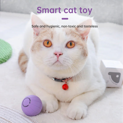 Interactive Pet Toy with Three Modes - Intelligent Rolling Ball for Cats and Dogs, Durable, Bouncy and Self-Entertaining