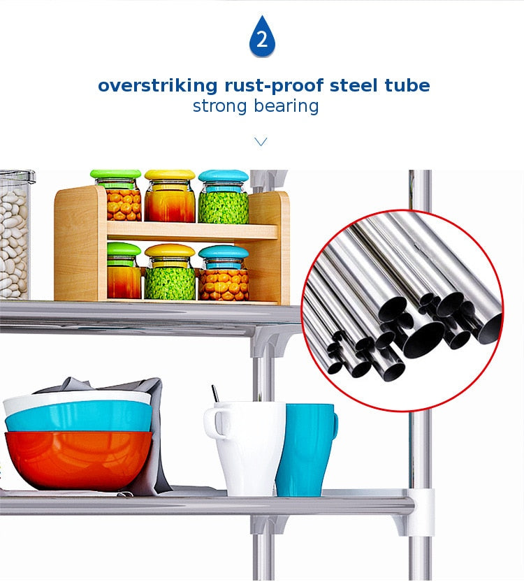 Microwave Shelf Rack Kitchen Shelf Spice Organizer Kitchen Storage Rack Bathroom Organizer Shelf Book Shoes Shelve