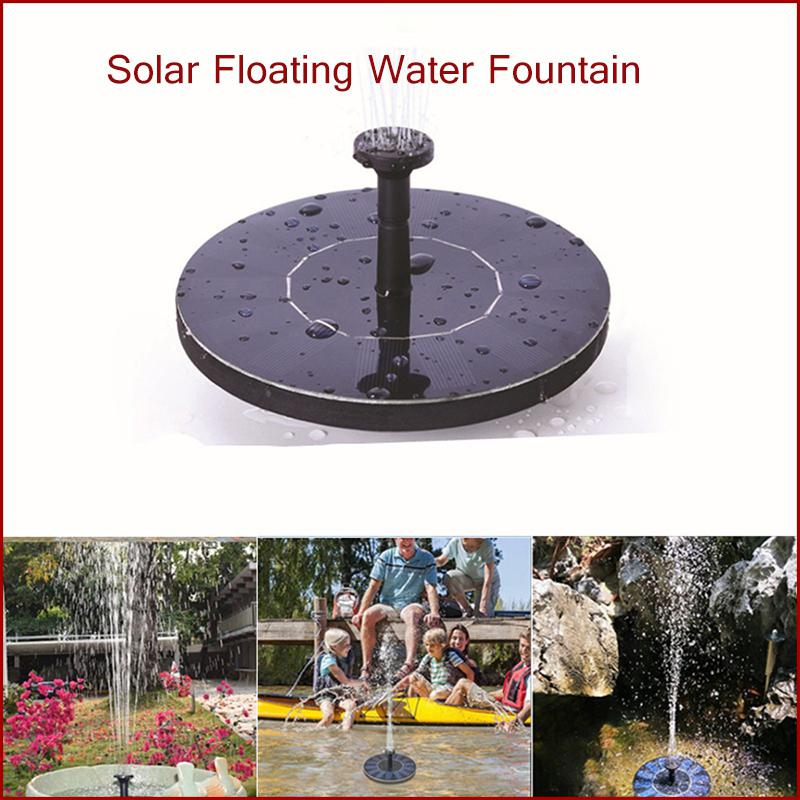 Solar Water Mercury Garden Miniature Floating Fountain