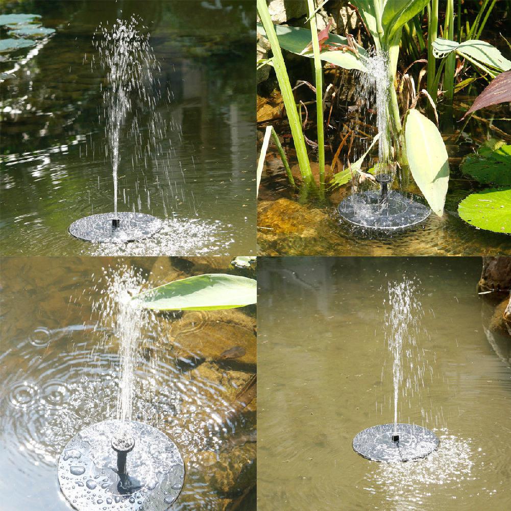 Solar Water Mercury Garden Miniature Floating Fountain