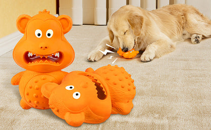 Pet toys - Dogs that are resistant to biting and leaking food - Fun toys for dogs - Stress relieving and stress relieving tools