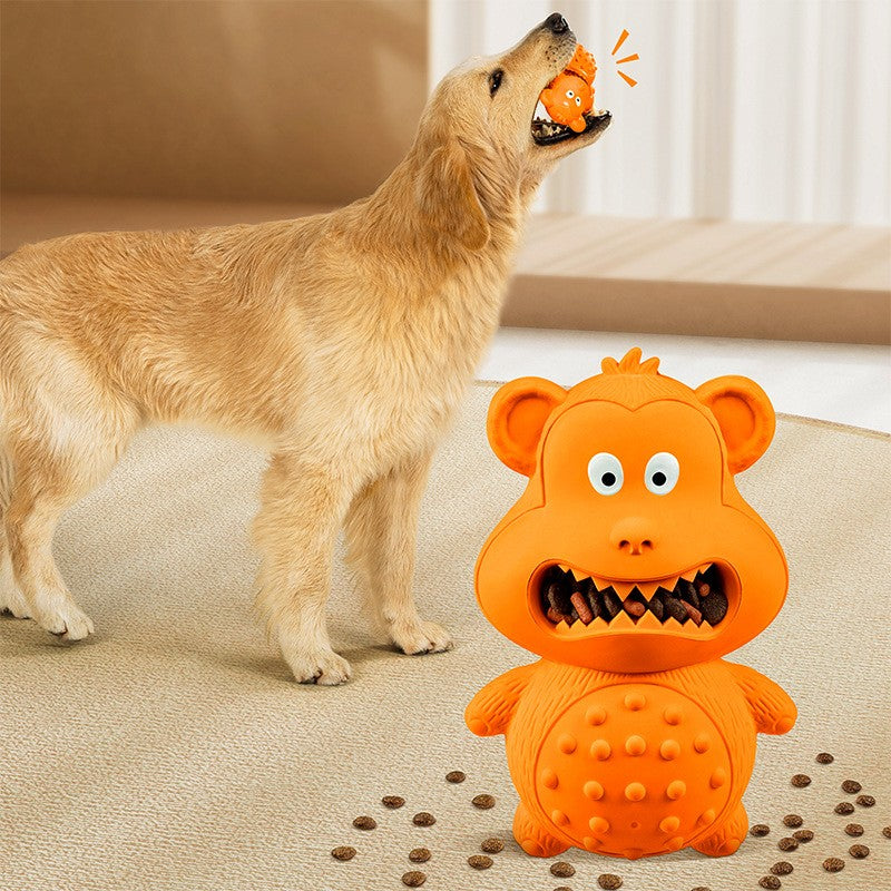 Pet toys - Dogs that are resistant to biting and leaking food - Fun toys for dogs - Stress relieving and stress relieving tools