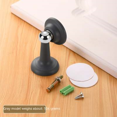 Anti-collision Strong Magnetic Strong Glue Mute Punch-free Door Stopper