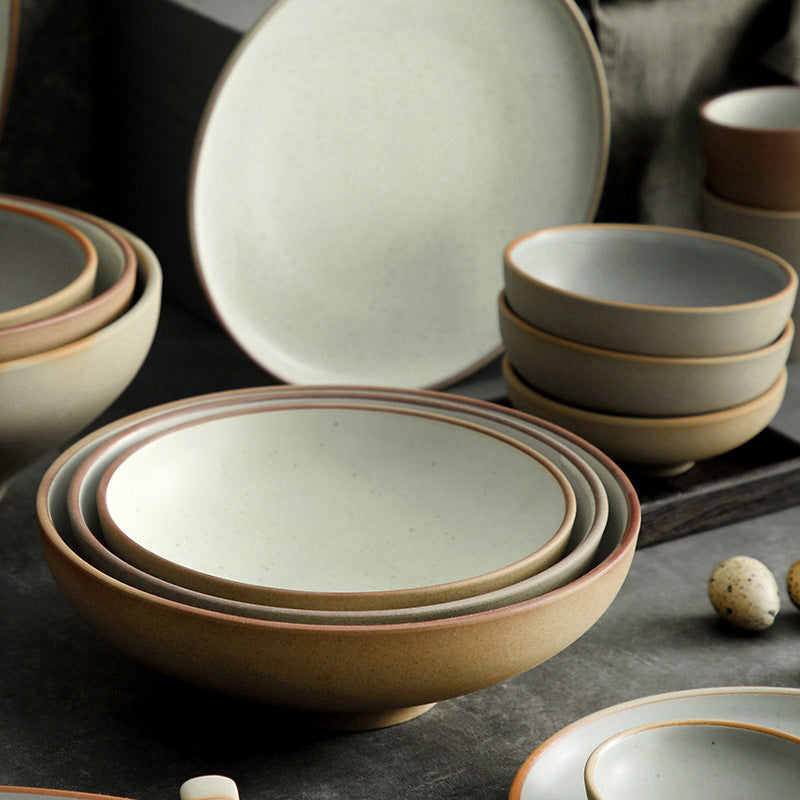 Japanese Ceramic Plate, Dish Plate And Tableware Set