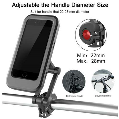 Bicycle Motorcycle Waterproof Mobile Phone Stand Waterproof Mobile Phone Case Folding Mobile Phone Navigation Stand Rainproof Bag