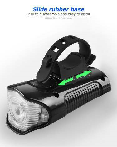 Waterproof bicycle light USB charging